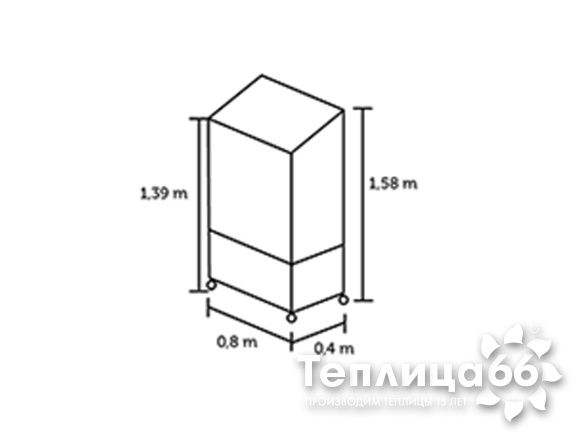 Теплица Juliana City (0,32 м²)